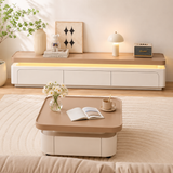 Modern Rectangle TV Stand with Light Strip Model No: TV1026