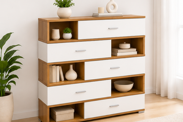 Modern Multi-Drawer Storage Cabinet