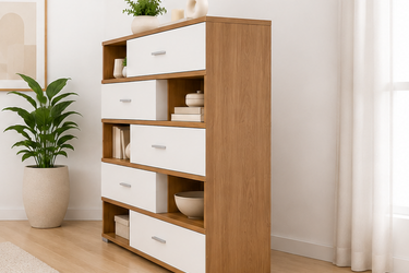 Modern Multi-Drawer Storage Cabinet