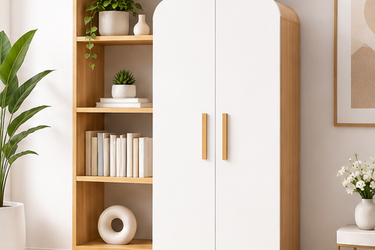 Modern  & White Storage Cabinet