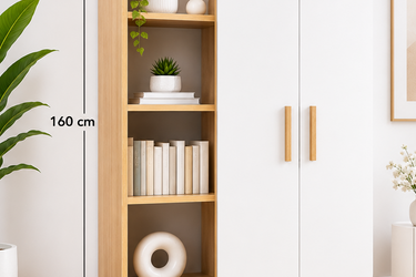Modern  & White Storage Cabinet