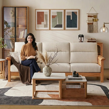 Modern Sofa with Solid Beech Frame - Model No: BS633