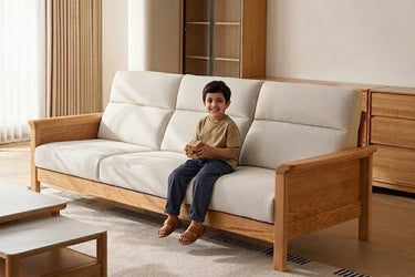 Modern Sofa with Solid Beech Frame - Model No: BS633