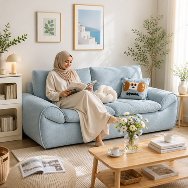 أريكة قماشية ترفيهية لغرفة المعيشة رقم الموديل: BS819