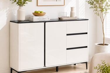 Modern Black & White Sideboard Model No: CAB453