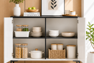 Modern Black & White Sideboard Model No: CAB453