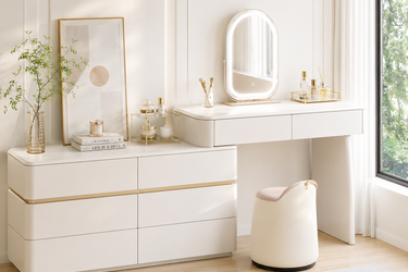 Extendable Melamine Board Dresser