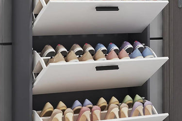 4-Tier Flip Shoe Cabinet