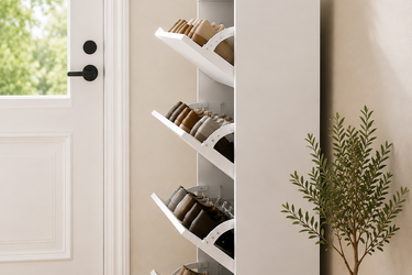 4-Tier Flip Shoe Cabinet