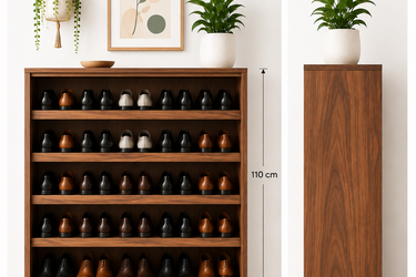 Modern 5-Tier Shoe Storage Cabinet