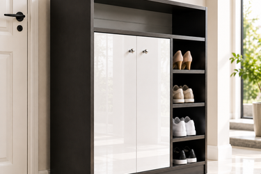 Modern Multi-Compartment Shoe Storage Cabinet