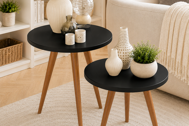 Modern Nesting Side Table Set Model No: TAB124