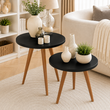 Modern Nesting Side Table Set Model No: TAB124