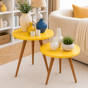 Modern Nesting Side Table Set Model No: TAB124