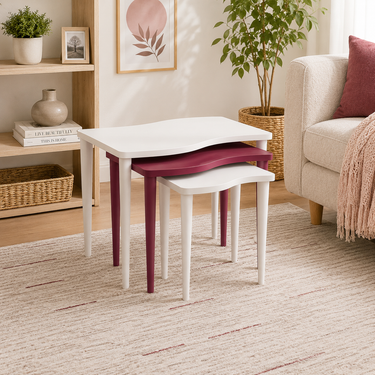 Modern Nesting Table Set Model No: TAB203