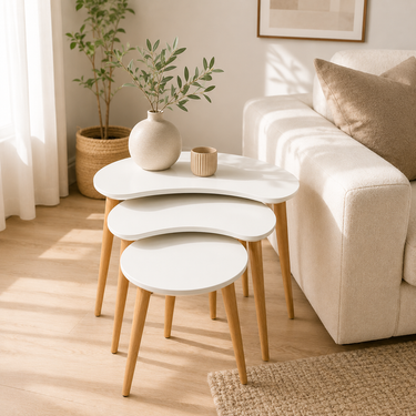 Modern Nesting Side Table Set