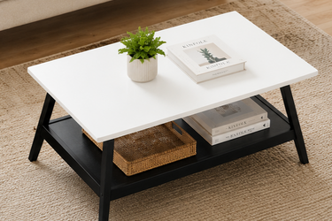 Modern Coffee Table with Open Storage Shelf Model No: TAB910