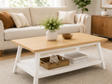 Modern Coffee Table with Open Storage Shelf Model No: TAB910