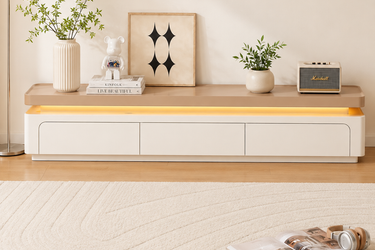 Modern Rectangle TV Stand with Light Strip Model No: TV1026