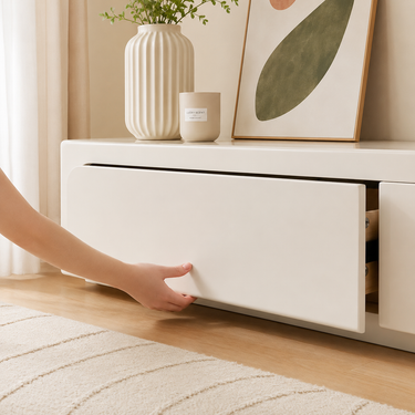 Modern Rectangle TV Stand with Light Strip Model No: TV1026