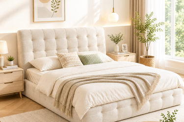 Ergonomic Upholstered Bed
