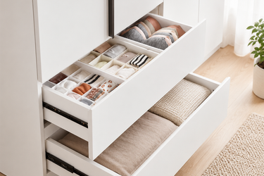 Elegant White Wardrobe Different Style Model No: WR259