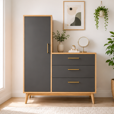Modern Storage Cabinet with Drawer Chest Model No: WR408