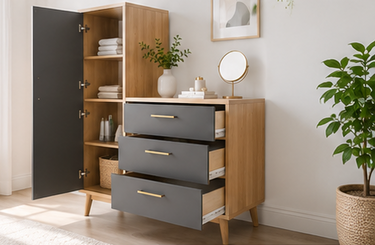 Modern Storage Cabinet with Drawer Chest Model No: WR408