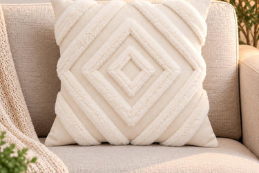 Decorative Throw Cushion with Fiber Filling, 45 x 45 cm